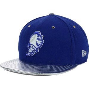 New York Mets New Era Silver Chrome Strapback Hat
